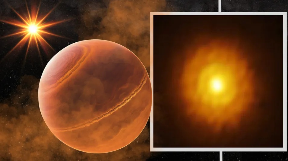 “Hành tinh quái vật” đang dần thành hình trên bầu trời- Ảnh 1. “Hành tinh quái vật” đang dần thành hình trên bầu trời- Ảnh 1.