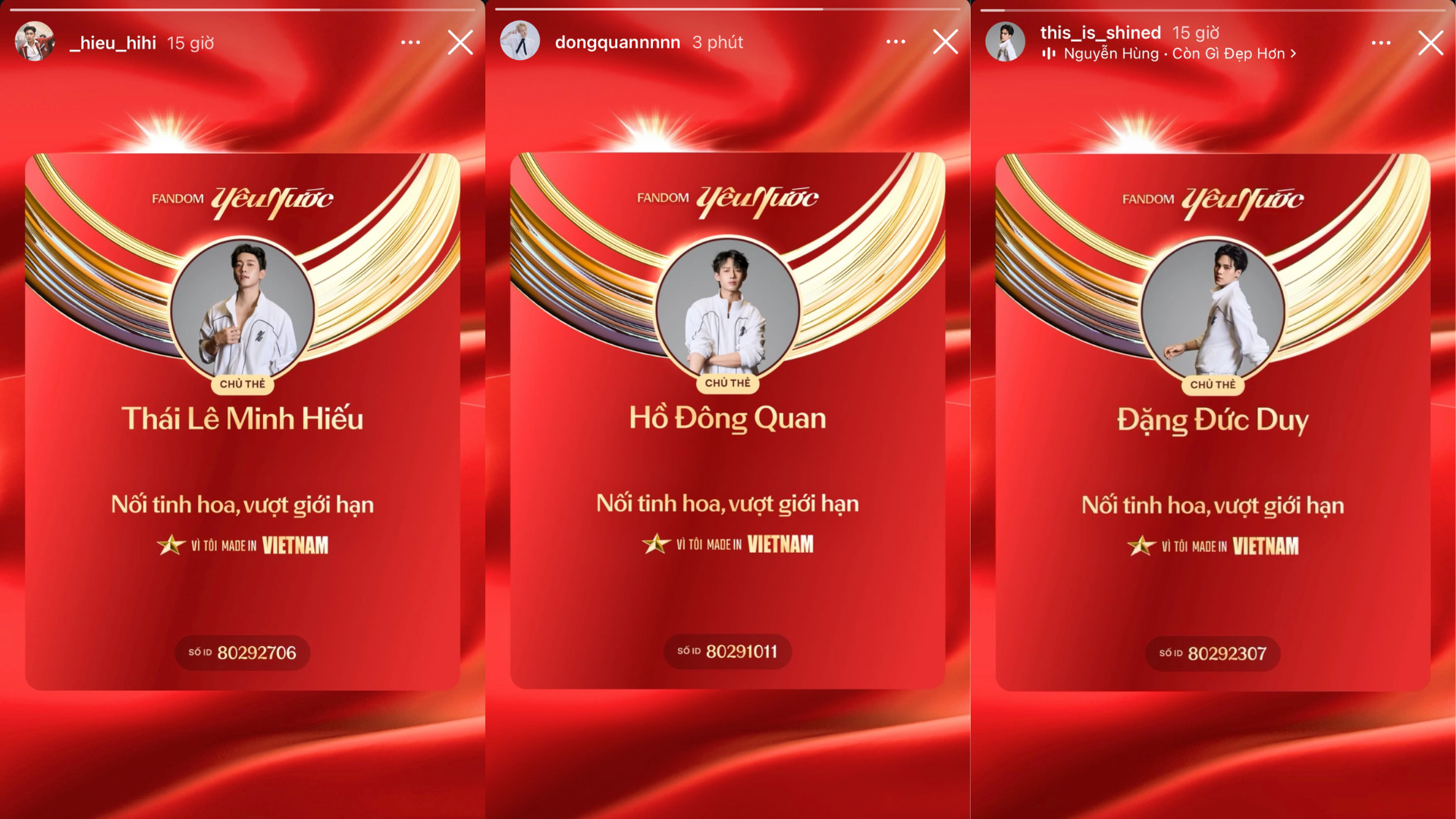 Dàn nam thần Tân Binh Toàn Năng gia nhập Fandom Yêu Nước, fan thi nhau vừa