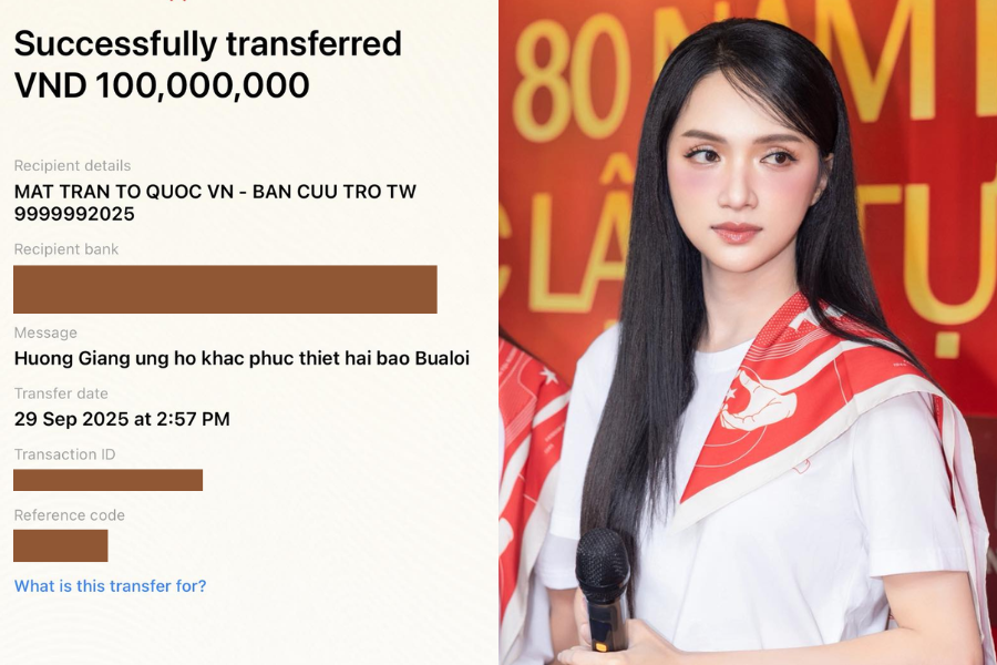 Hương Giang - Phạm Quỳnh Anh và dàn sao quyên góp giúp đỡ đồng bào vùng bão số 10- Ảnh 1. Hương Giang - Phạm Quỳnh Anh và dàn sao quyên góp giúp đỡ đồng bào vùng bão số 10- Ảnh 1.