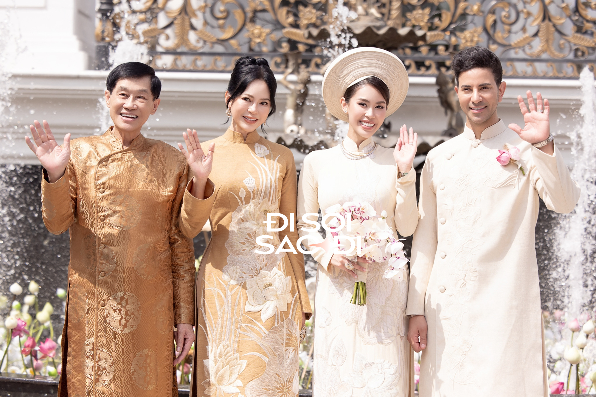 Cô dâu Tiên Nguyễn đẹp miễn chê bên chồng gốc Dubai, soi cận 2 chiếc vòng trên cổ mà loá cả mắt- Ảnh 4. Cô dâu Tiên Nguyễn đẹp miễn chê bên chồng gốc Dubai, soi cận 2 chiếc vòng trên cổ mà loá cả mắt- Ảnh 4.