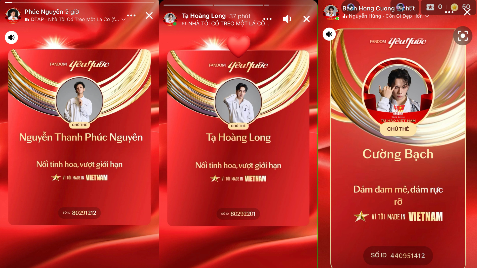 Dàn nam thần Tân Binh Toàn Năng gia nhập Fandom Yêu Nước, fan thi nhau vừa