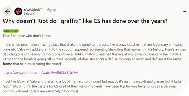 Cong dong mong cho Riot Games se them mot tinh nang cua CS:GO vao VALORANT 2 Cộng đồng mong chờ Riot Games sẽ thêm một tính năng của CS:GO vào VALORANT