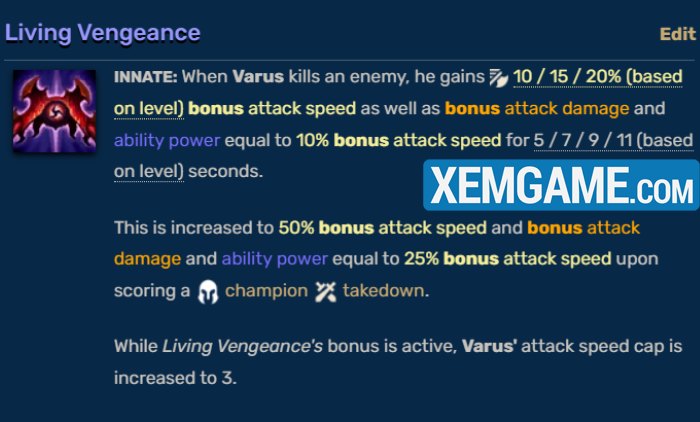 LMHT: Khám phá lối chơi mới của Varus với Khiên Hextech Thử Nghiệm varus khien hextech 1