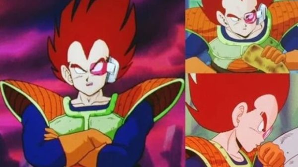 Vì sao Vegeta lại có tóc hồng trong lần đầu tiên xuất hiện ở Anime Dragon Ball vegeta toc hong 20 2 gubwjpg