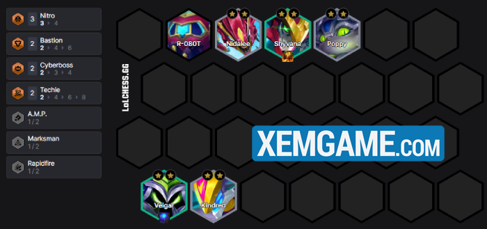 ĐTCL 14.1b: Thử nghiệm với bài Veigar Chiến Đội reroll veigar chien doi 1