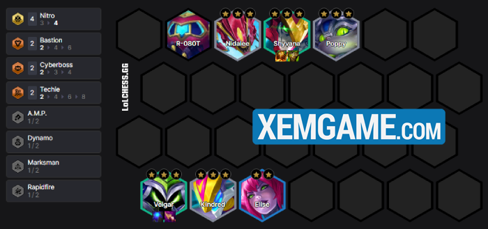 ĐTCL 14.1b: Thử nghiệm với bài Veigar Chiến Đội reroll veigar chien doi 2