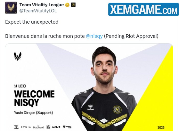 LMHT: Đường Giữa từng vô địch LEC gây bất ngờ khi tái xuất ở vai trò Hỗ Trợ vit nisqy