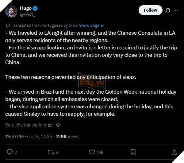 LMHT: Doi Tuyen Vivo Keyd Stars Bat Ngo Gap Rac Roi Trong Lan Dau Di CKTG 2 LMHT: Đội Tuyển Vivo Keyd Stars Bất Ngờ Gặp Rắc Rối Trong Lần Đầu Đi CKTG 2