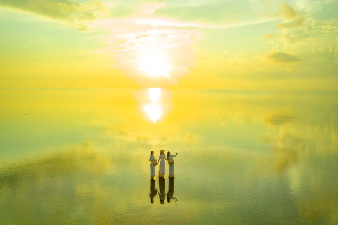 Biển vô cực đẹp như mơ ở Hưng Yên: Thiên đường sống ảo khiến giới trẻ mê mẩn - 5