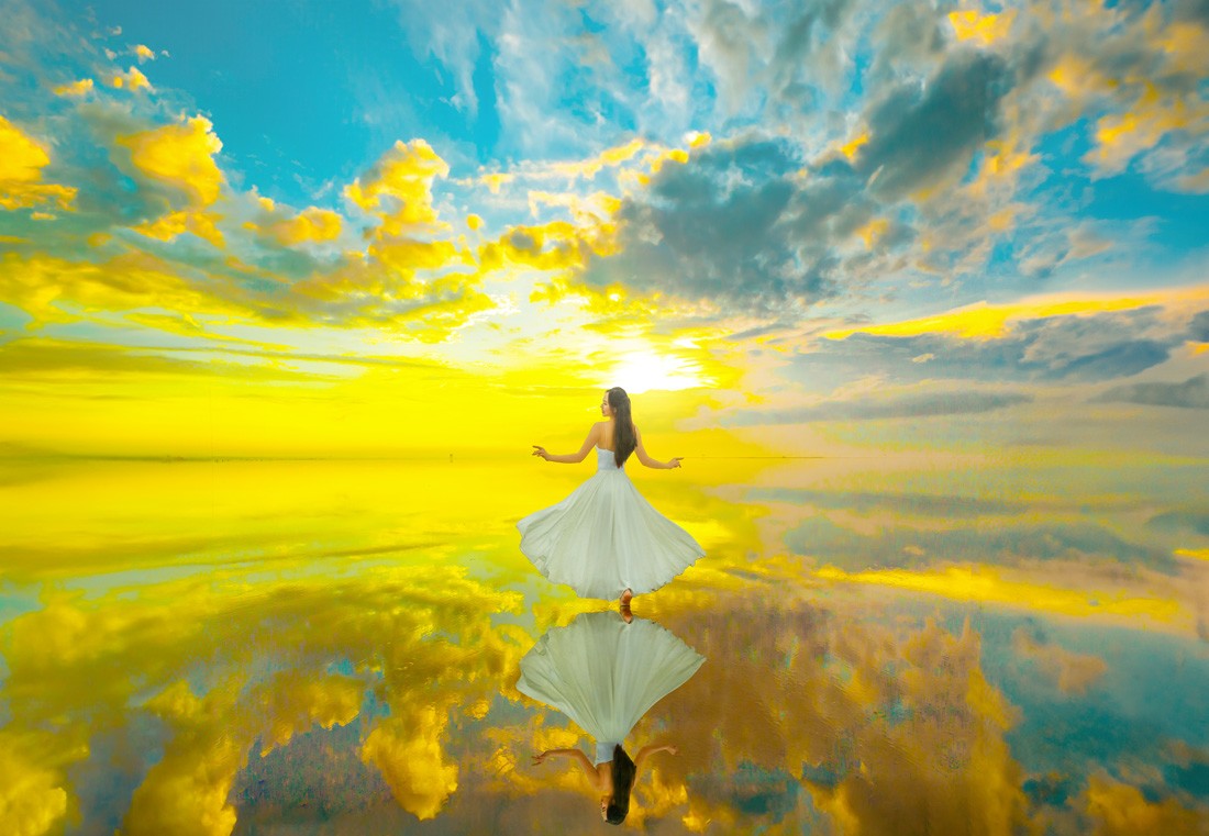 Biển vô cực đẹp như mơ ở Hưng Yên: Thiên đường sống ảo khiến giới trẻ mê mẩn - 2