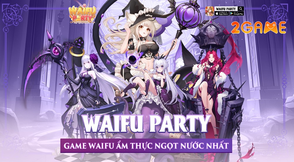 Waifu Party: Mỹ Vị Đại Chiến – Game thẻ tướng siêu xịn chính thức về Việt Nam waifu part my vi dai chien 1