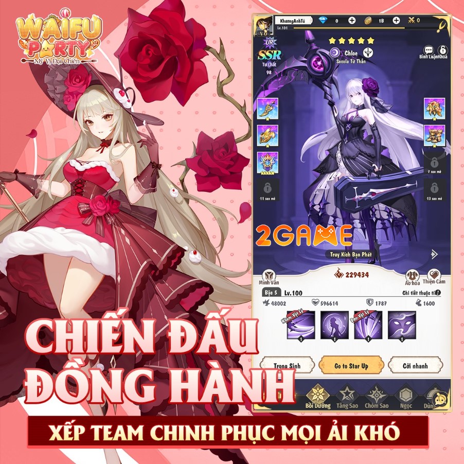 Waifu Party: Mỹ Vị Đại Chiến – Game thẻ tướng siêu xịn chính thức về Việt Nam waifu part my vi dai chien 3