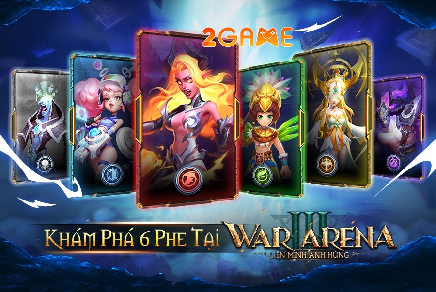 War 3 Arena – Game thẻ tướng cực hot với dàn nhân vật quen thuộc war 3 arena 3 1