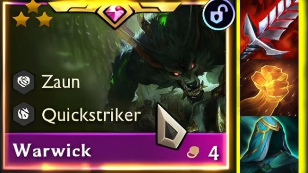 ĐTCL 16.1: Hướng dẫn bài Warwick Cực Tốc – con bài đang nổi lên mạnh mẽ warwick cuc toc thumbjpg