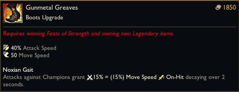 LMHT 25.S1.1: Hé lộ tỉ lệ thắng của các Giày Chuỗi Sức Mạnh, quá “broken” what are the best feats of stren 1