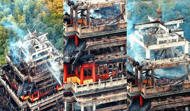 Cháy chùa ở Trung Quốc: Người dân cách nhiều km kể khoảnh khắc phát hiện lửa, xác định nguyên nhân ban đầu- Ảnh 5.