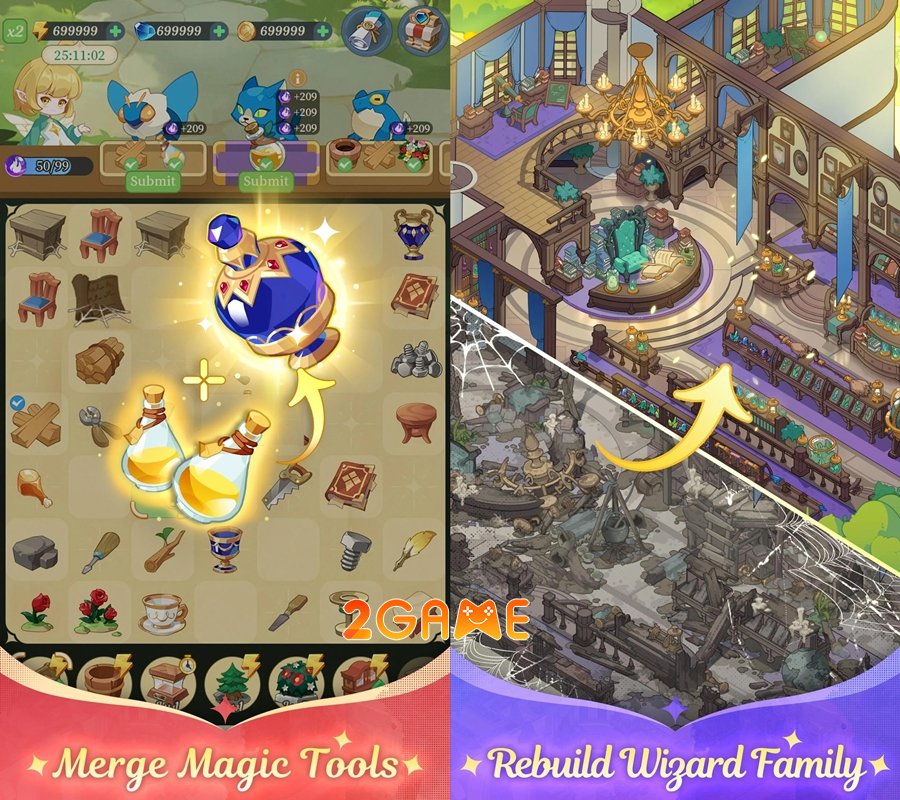 Wizard Manor – Thế giới ma thuật đầy màu sắc độc đáo wizardmanormobile 1