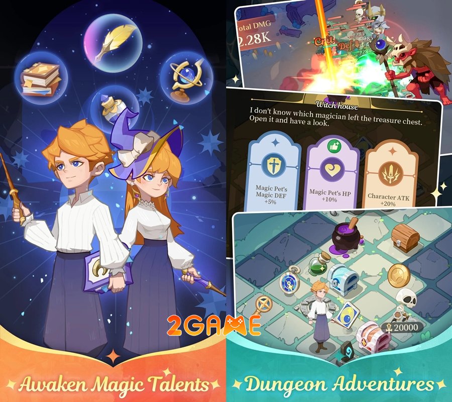 Wizard Manor – Thế giới ma thuật đầy màu sắc độc đáo wizardmanormobile 4