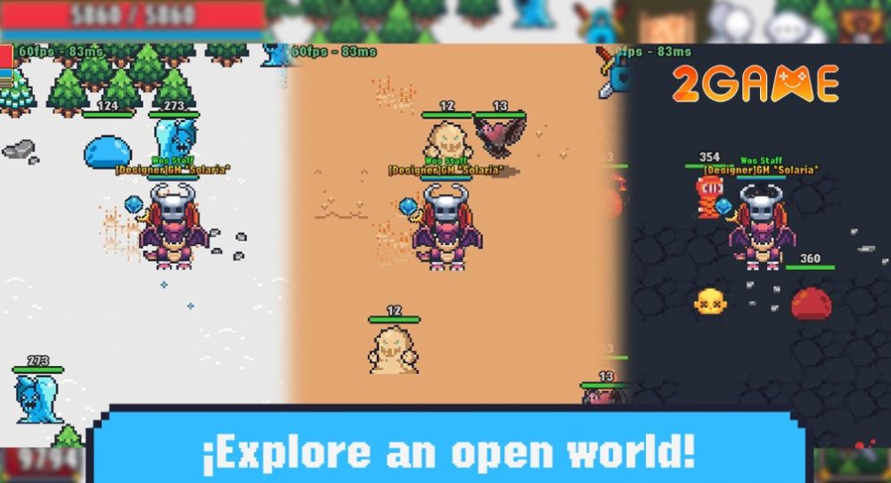 World of Solaria – Game MMORPG đa nền tảng dành cho các game thủ yêu thích đồ họa pixel world of solaria 1