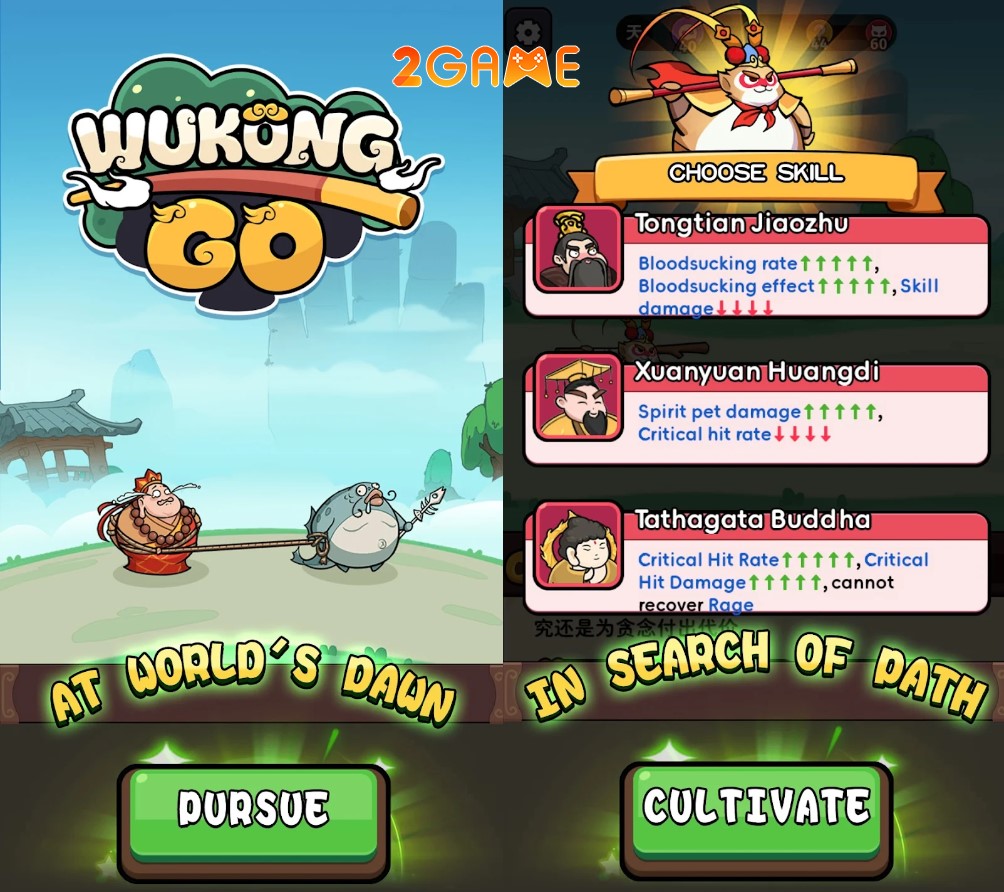 wukong-go-idle-rpg-1 game phiêu lưu roguelike Wukong Go Idle RPG