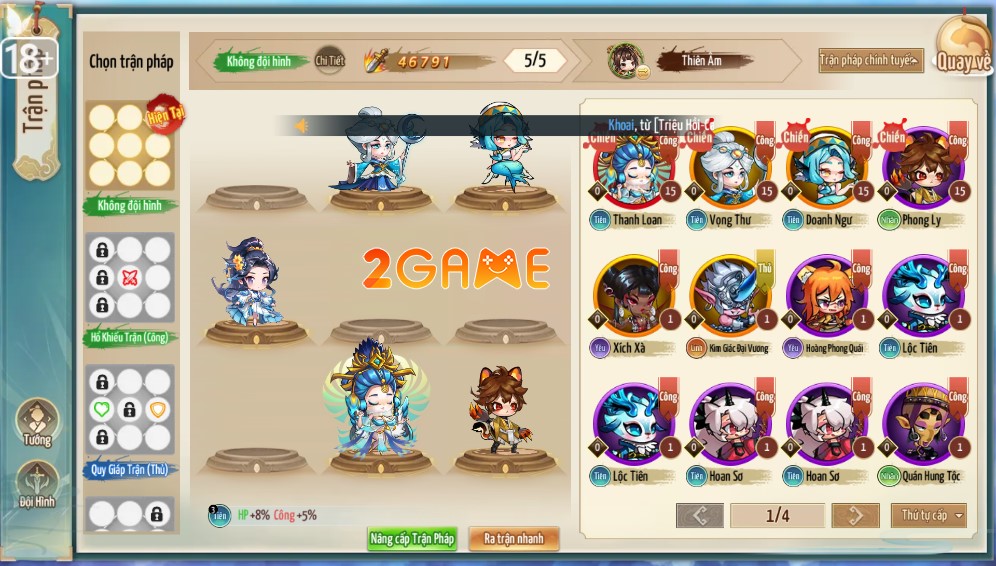 game đấu tướng chiến thuật X-Wukong: Đại Chiến Tam Giới.