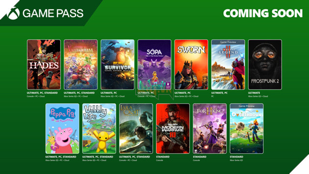 Xbox Game Pass: Tong Hop Danh Muc Game Ra Mat Trong Thang 9 2 Loạt game đổ bộ Game Pass nửa cuối tháng 9