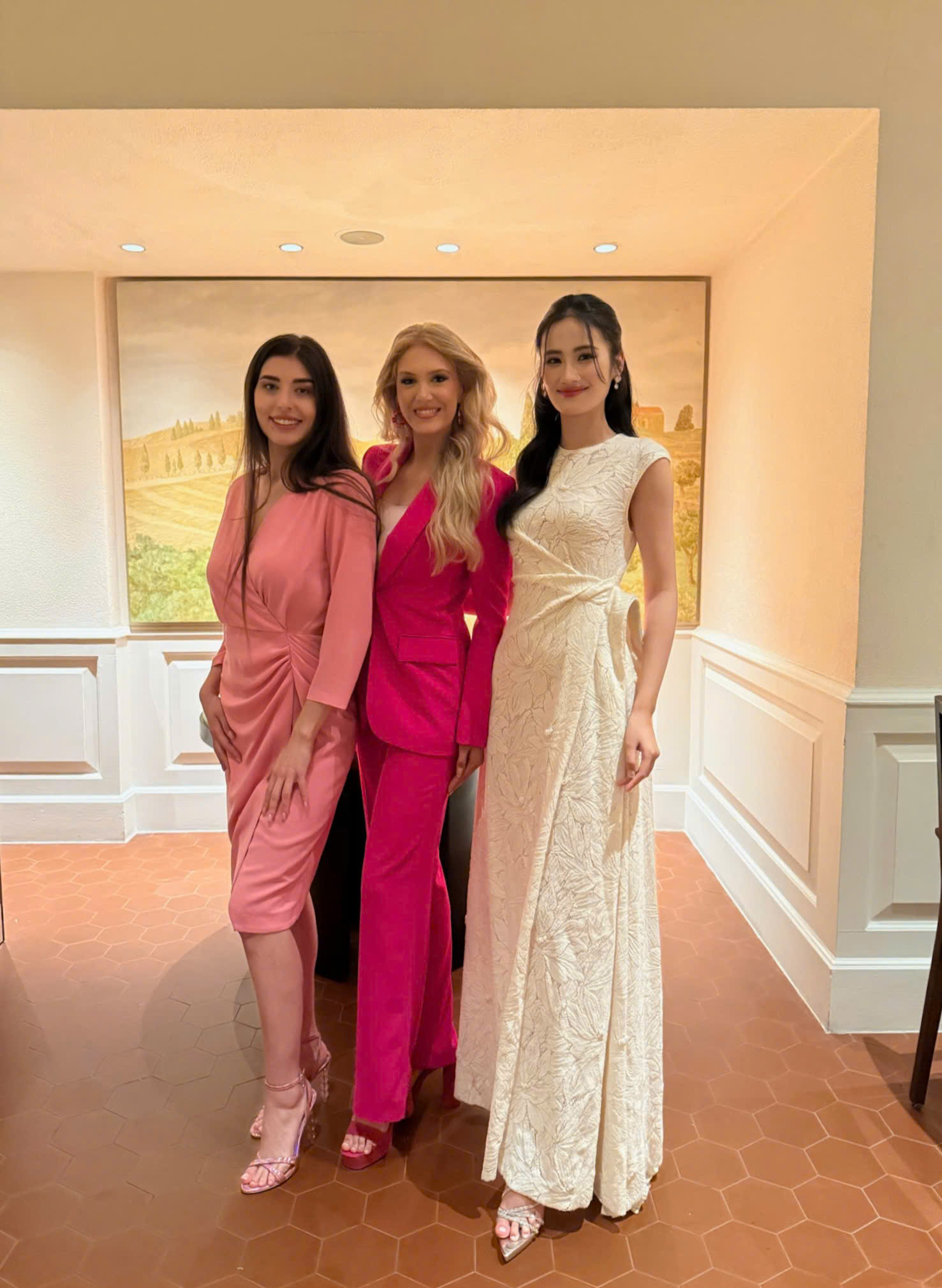 Hoa hậu Ý Nhi mặc trang phục gây