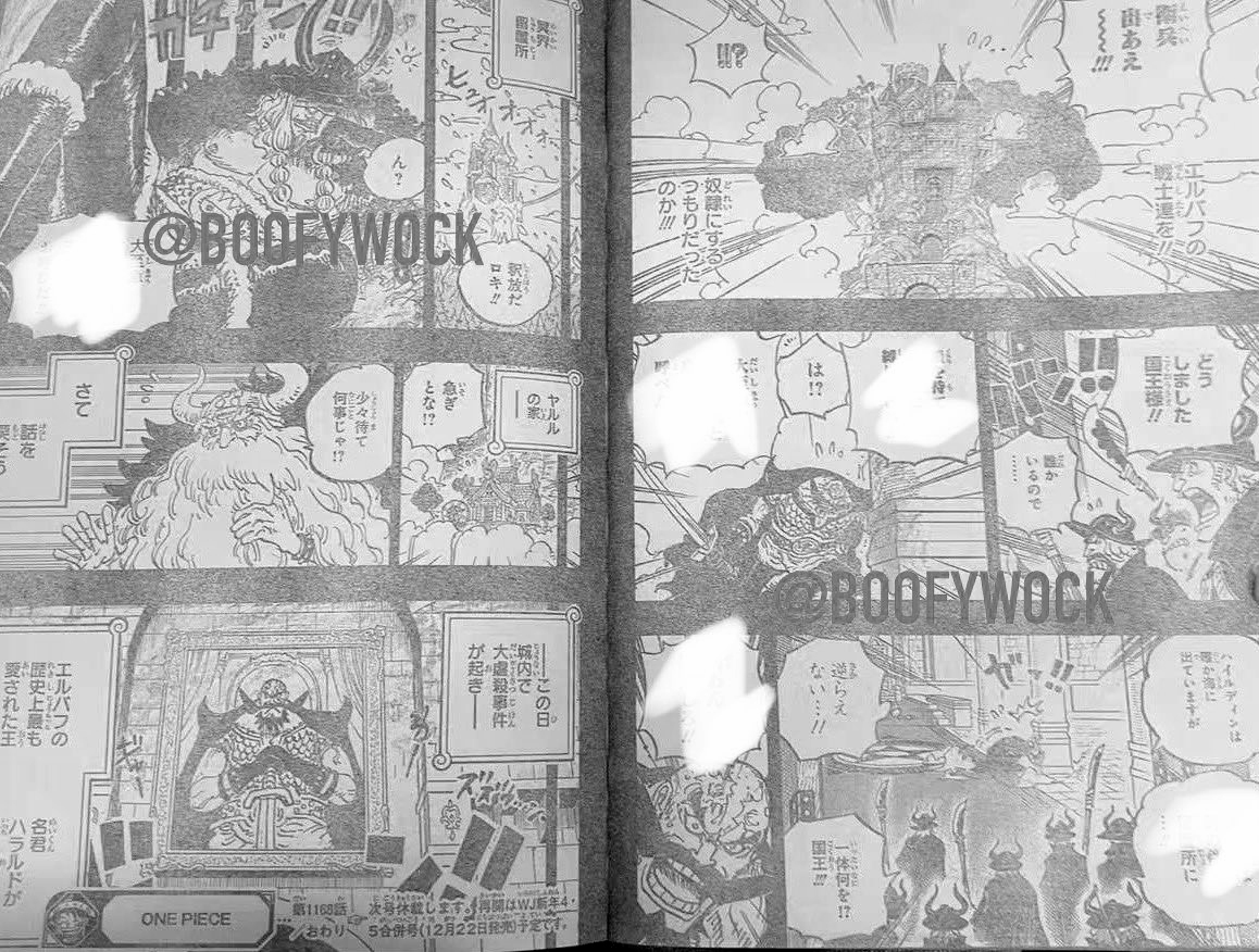 Spoil One Piece 1168: Bi kịch của vua Harald và sự thật về vụ Spoil One Piece 1168: Bi kịch của vua Harald và sự thật về vụ