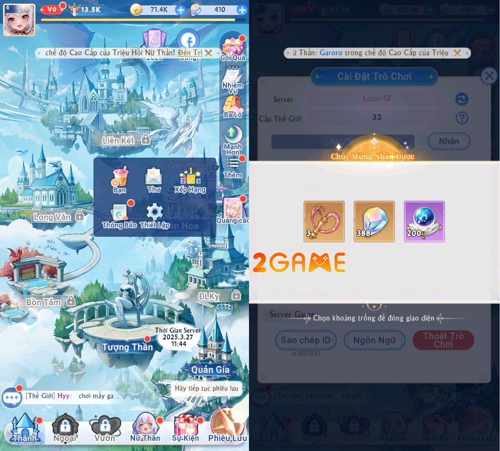 Giftcode cùng các nhân vật cực mạnh trong game Yêu Quái, Chạy Đi Đâu yeu quai chay di dau 5