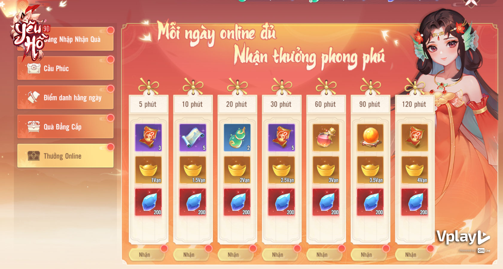 Loạn chiến Tiên Yêu với tính năng PK không giới hạn trong Yêu Hồ 9D yeuho9d loanchien 10