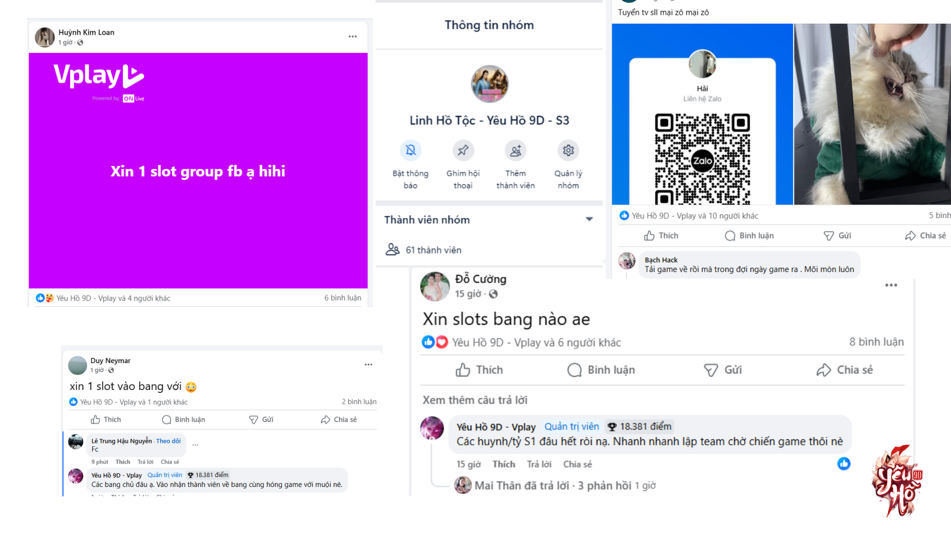 Loạn chiến Tiên Yêu với tính năng PK không giới hạn trong Yêu Hồ 9D yeuho9d loanchien 7