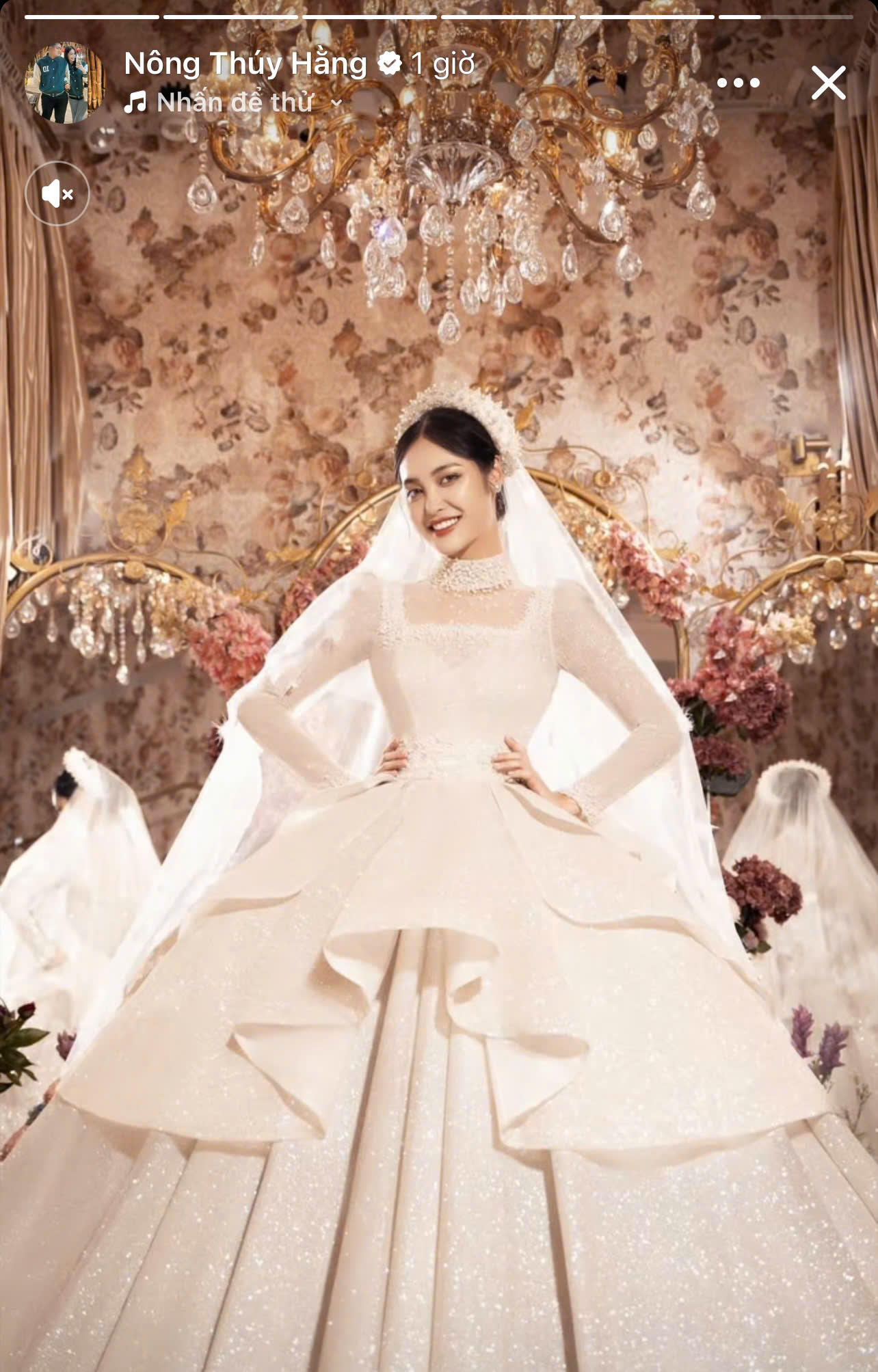 Hoa hậu 99 tung ảnh mặc váy cưới lộng lẫy giữa lúc vướng tin kết hôn với bạn trai Phó giám đốc- Ảnh 2.