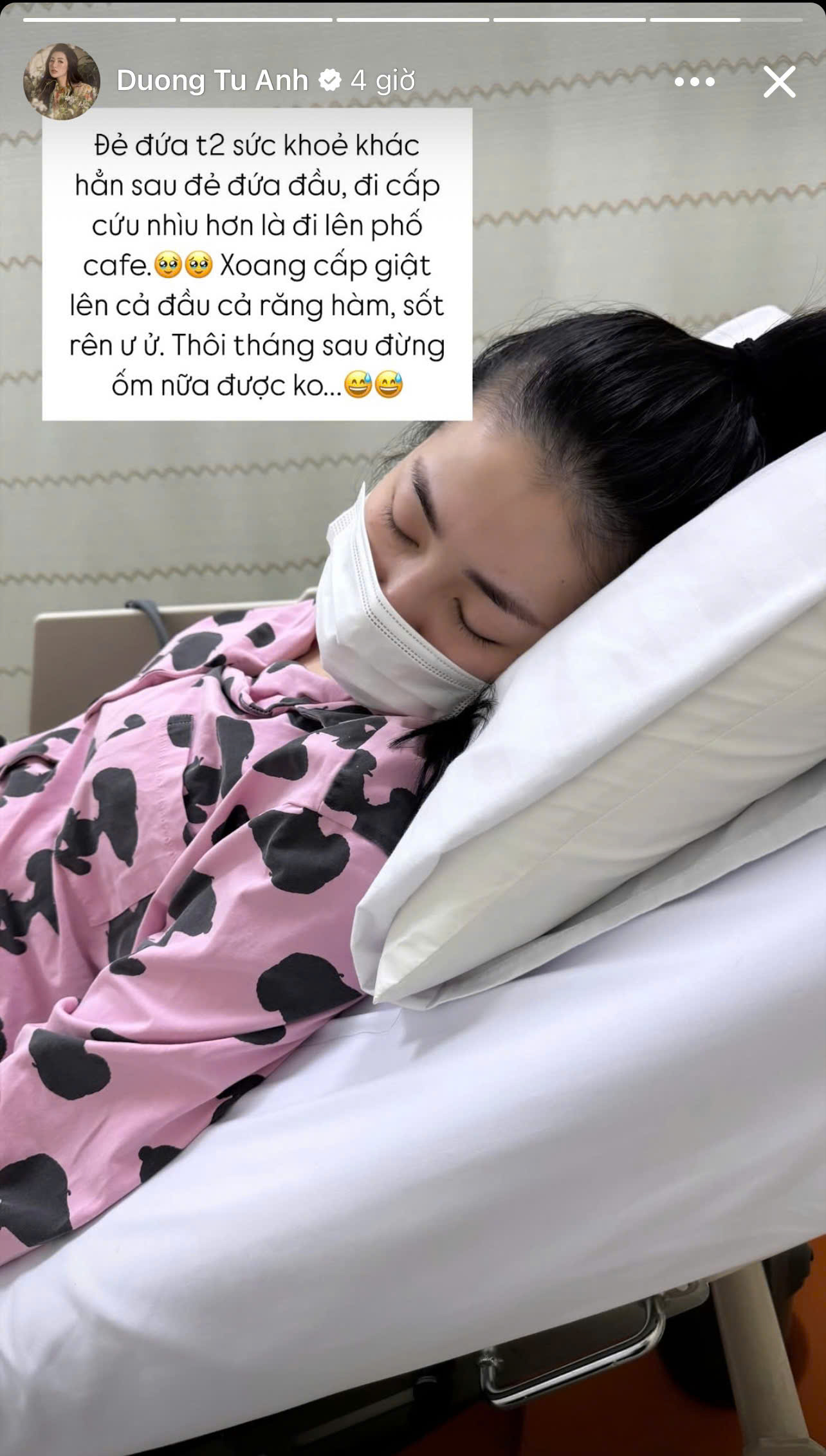 Phu nhân hào môn Vbiz kiệt quệ trên giường bệnh, thừa nhận đi cấp cứu nhiều hơn đi chơi- Ảnh 1.