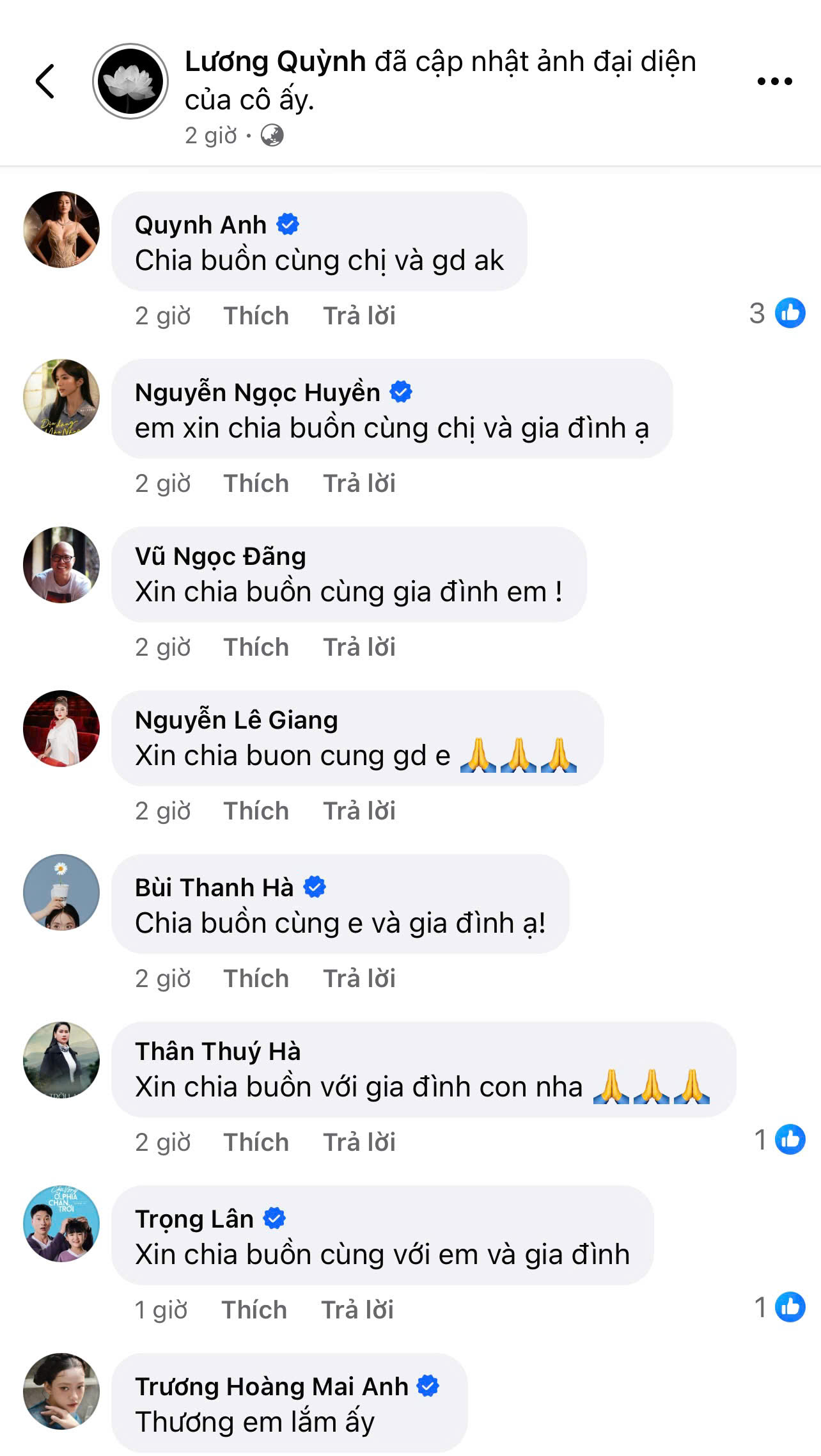 Bà ngoại Quỳnh Lương qua đời vì uống phải thuốc giả, Lê Giang cùng dàn sao đồng loạt chia buồn- Ảnh 2.