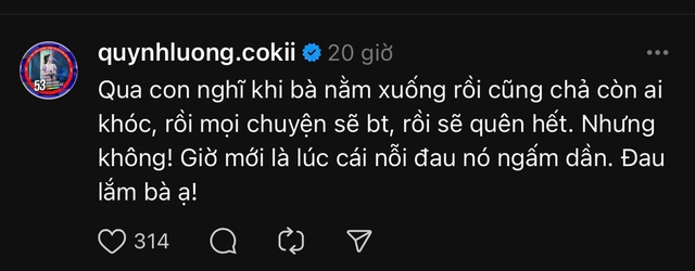 Quỳnh Lương lộ dấu hiệu bất ổn sau 3 ngày bà ngoại qua đời vì thuốc giả- Ảnh 4.