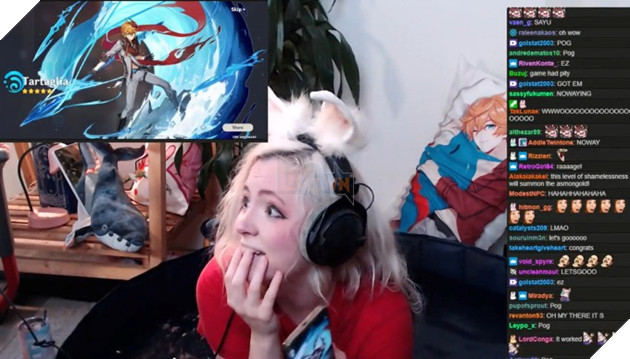 Nu streamer Genshin Impact ngam bon livestream de roi lay duoc ca 2 nhan vat 5 sao lien tiep 3 Nữ streamer Genshin Impact ngâm bồn livestream để rồi lấy được cả 2 nhân vật 5 sao liên tiếp