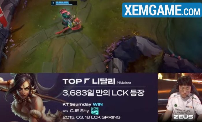 zeus-nidalee-duong-tren LMHT: Zeus tiết lộ lý do đưa Nidalee Đường Trên trở lại LCK sau 10 năm zeus nidalee duong tren