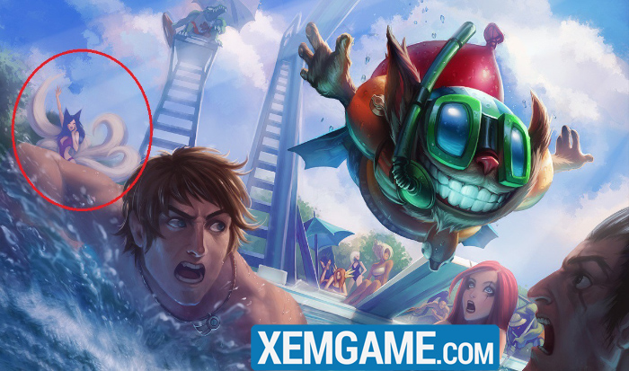 Ahri Tiệc Bể Bơi rốt cuộc cũng xuất hiện, …. nhưng không phải trong LMHT!!? ziggs tiec be boi