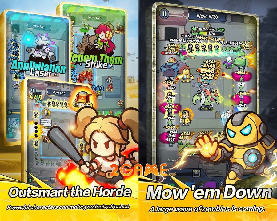 zombiestrikeherorising-3-1 Zombie Strike: Hero Rising – Lối chơi cuốn hút với dàn anh hùng đa dạng zombiestrikeherorising 3 1