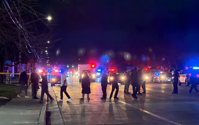 Khu vực xảy ra vụ xả súng (Ảnh: Salt Lake Tribune)