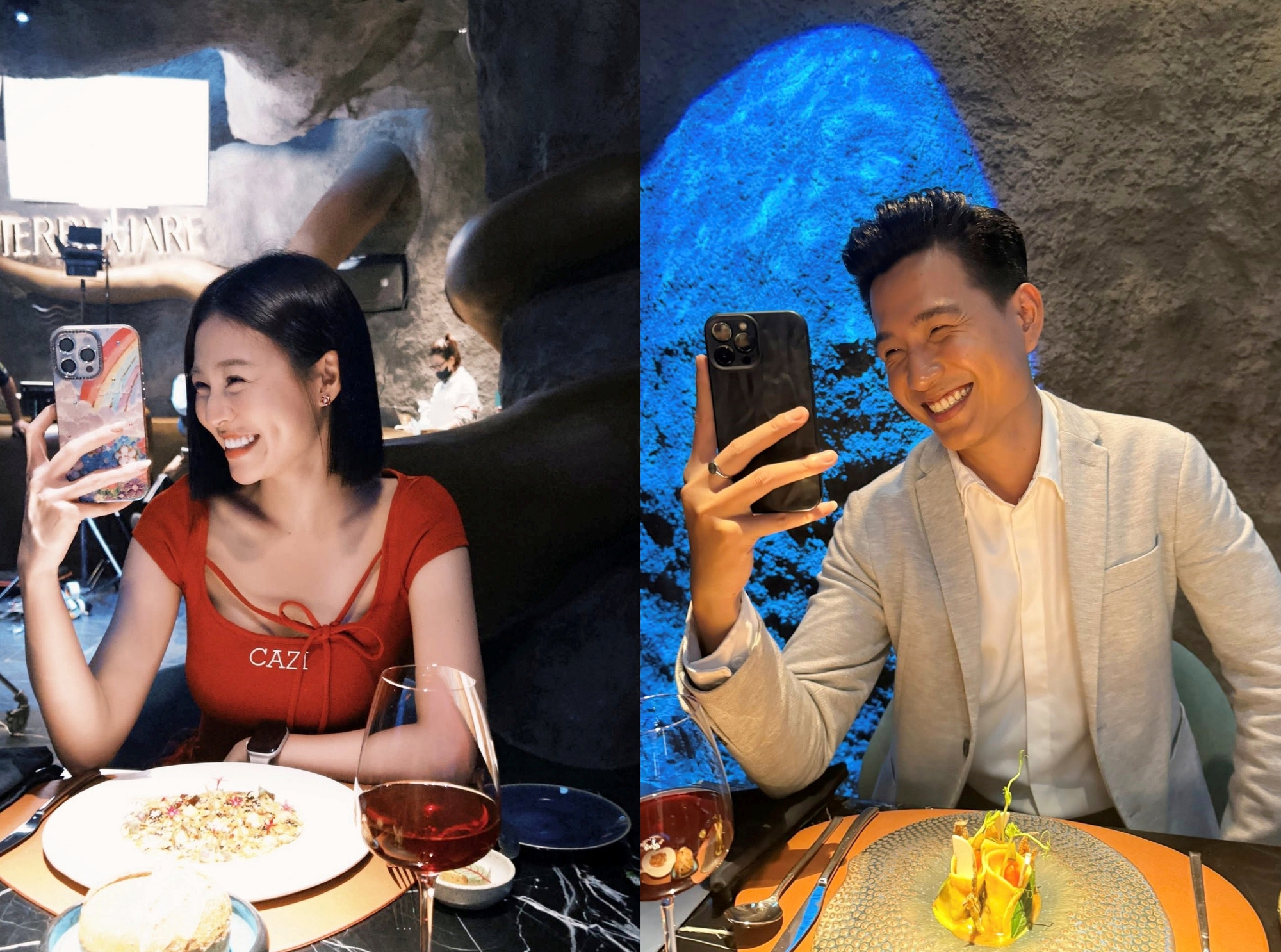 Bắt gặp cặp đôi cực phẩm visual ngầm công khai tại WeChoice Awards 2025, nhan sắc trời sinh 1 cặp đố tìm được điểm chê- Ảnh 4.