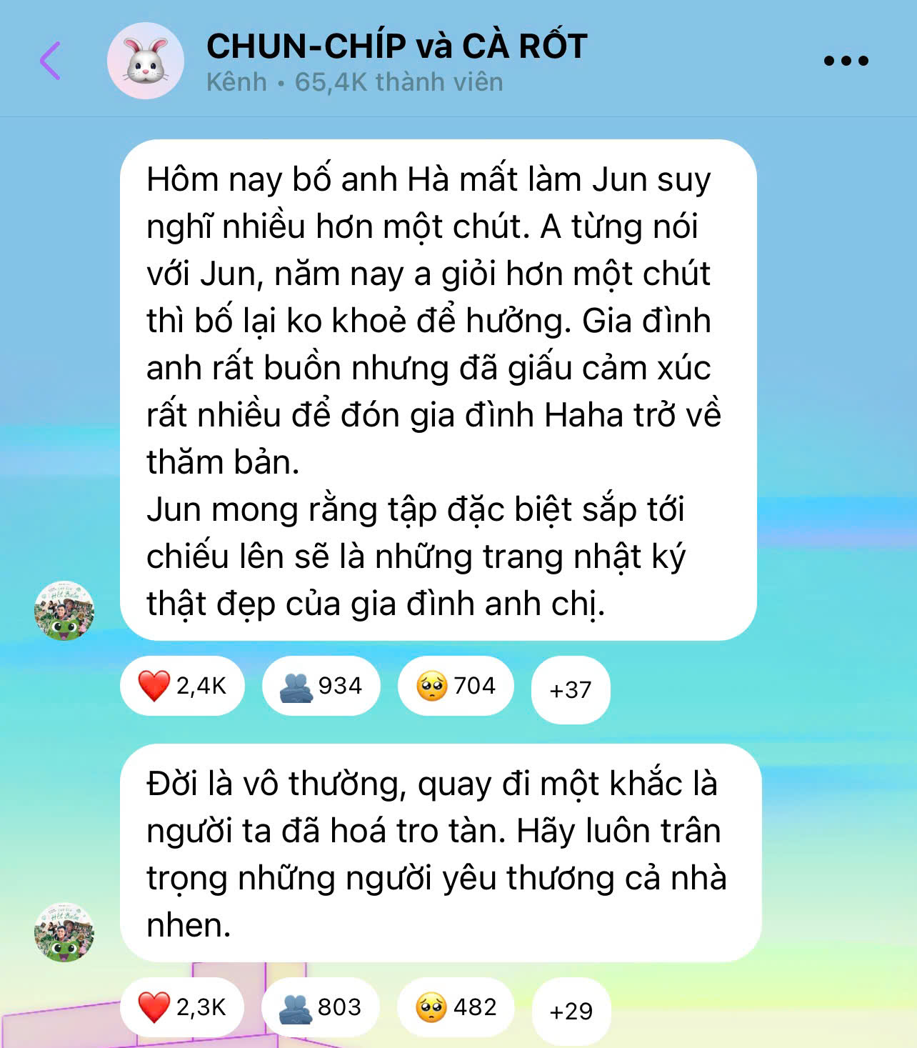 Suy nghĩ của Jun Phạm sau khi ông nội xuất hiện trong Gia đình Haha qua đời- Ảnh 2.