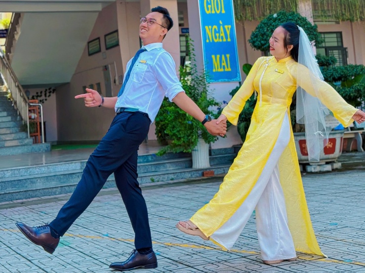 Chú rể Đồng Nai tiết lộ hậu trường bộ ảnh ‘Thầy cô cưới nhau’ gây sốt mạng - 6