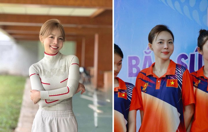 Sắc vóc 'hoa khôi bắn súng' mang hàm Thượng uý vừa phá kỷ lục ở SEA Games 33 - 5