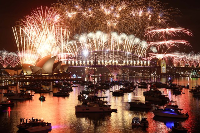 Nhiều quốc gia trên thế giới đã bước sang 2026: Pháo hoa rợp trời chào mừng một năm mới bình an, hạnh phúc- Ảnh 6.