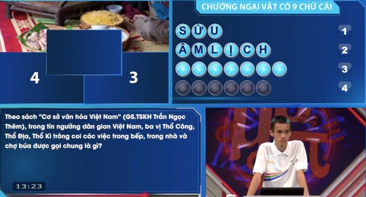 Anh Minh đã kết nối các dữ liệu để giải mã ẩn số chướng ngại vật.