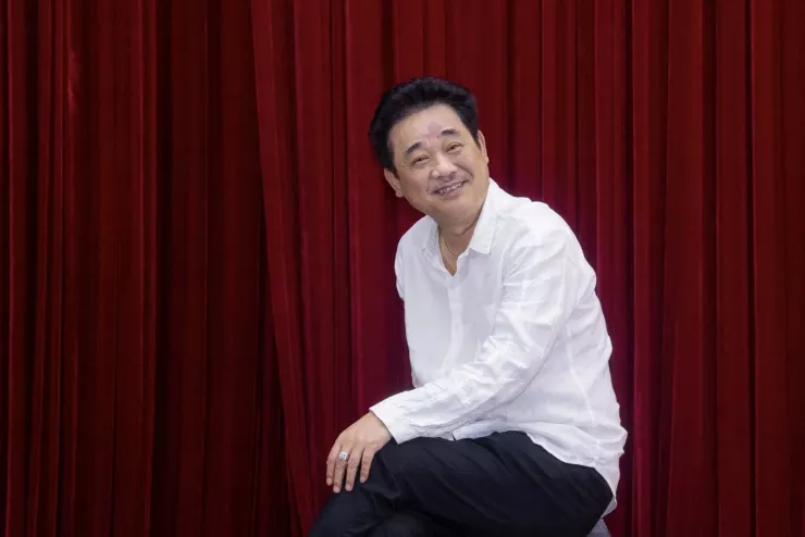 Nghệ sĩ Nhân dân Quốc Khánh là một người rất hóm hỉnh, hài hước. Ảnh: NHKVN