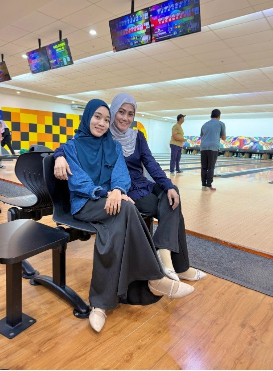 Hai người vợ của Muhammad Azizi Zakaria. Ảnh: azizizakaria1225