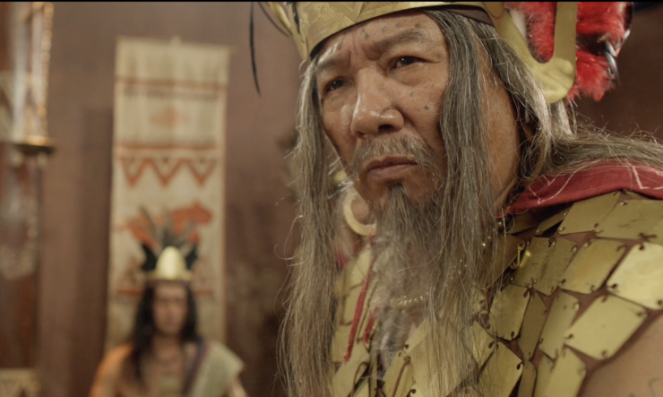 Tạo hình Vua Hùng của NSND Trọng Trinh trong