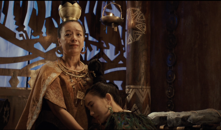 Chiều Xuân trong vai vợ Vua Hùng. 